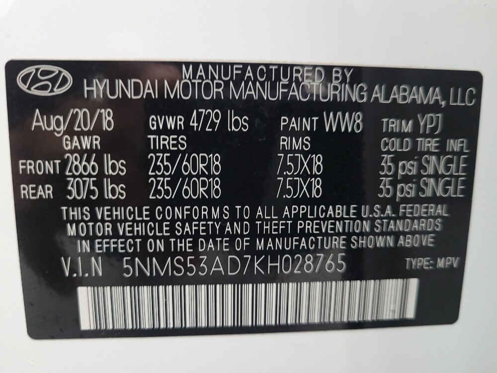 2019 Hyundai Santa Fe in Mesa, AZ 85210 - 18098470 33