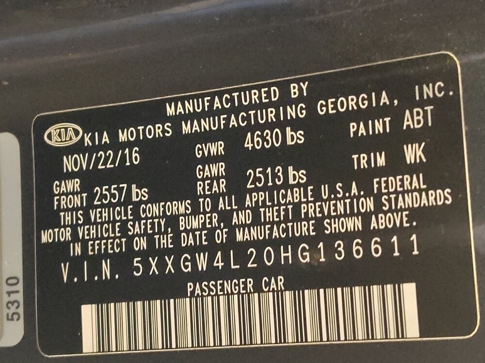 2017 Kia Optima in Conway, SC 29526 - 18098472 33