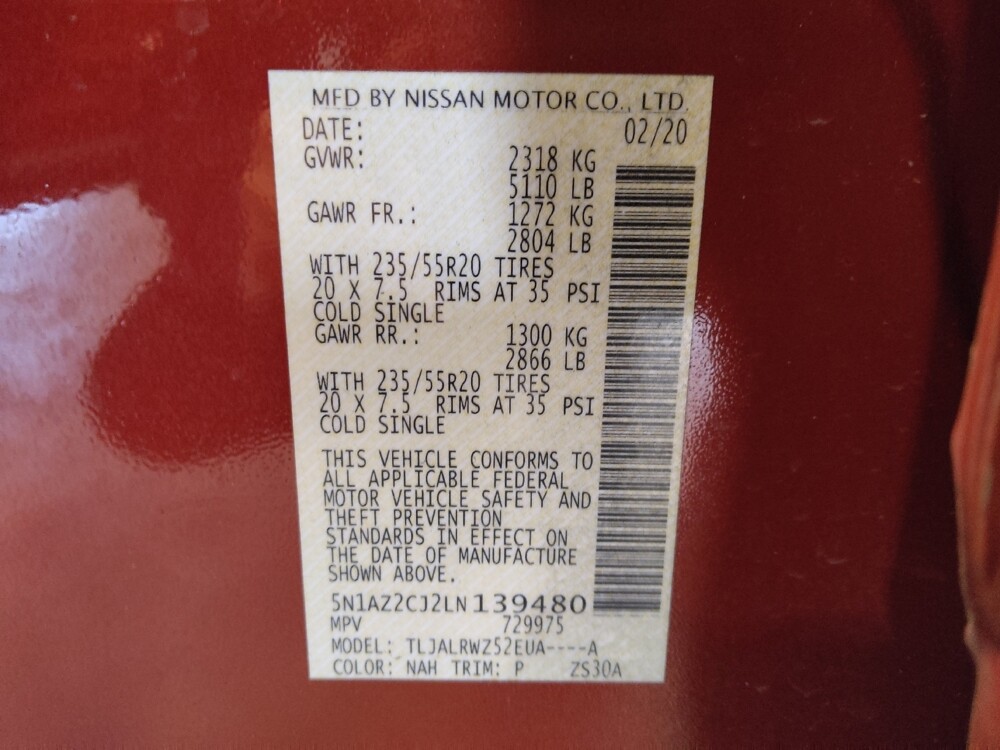 2020 Nissan Murano in Ocala, FL 34471 - 18098491 33