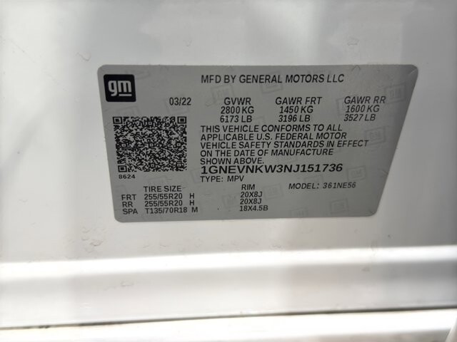 2022 Chevrolet Traverse in Burlington, WI 53105 - 18098513 42