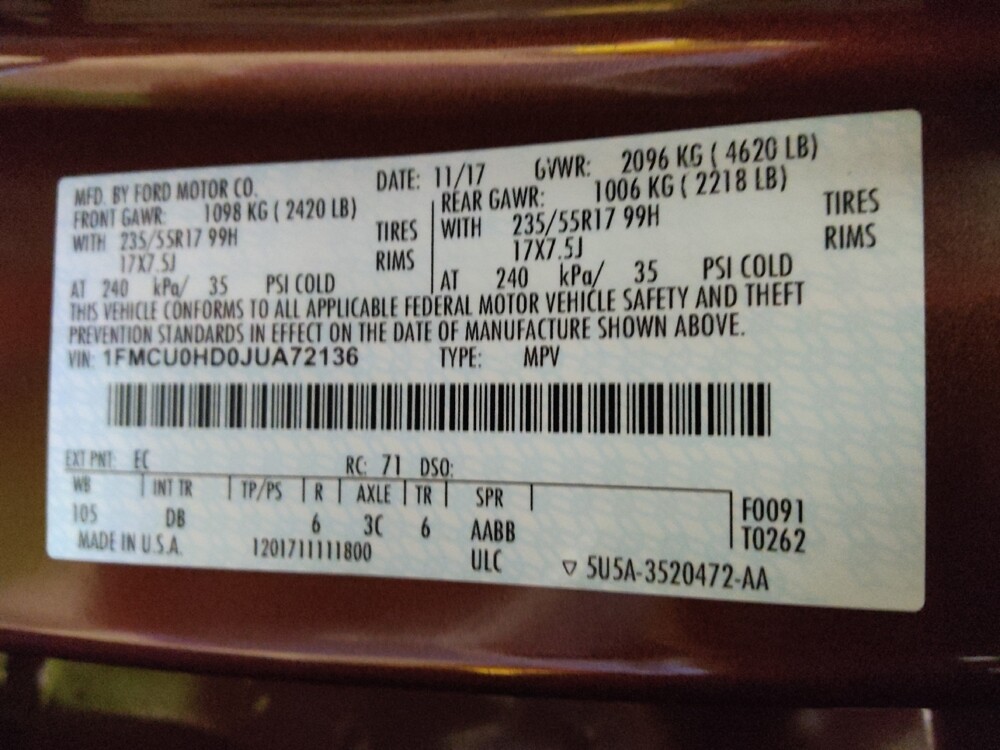 2018 Ford Escape in Albuquerque, NM 87123 - 18098533 33