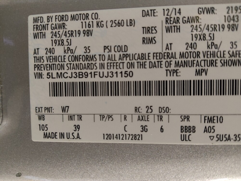 2015 Lincoln MKC in Augusta, GA 30907 - 18098542 33