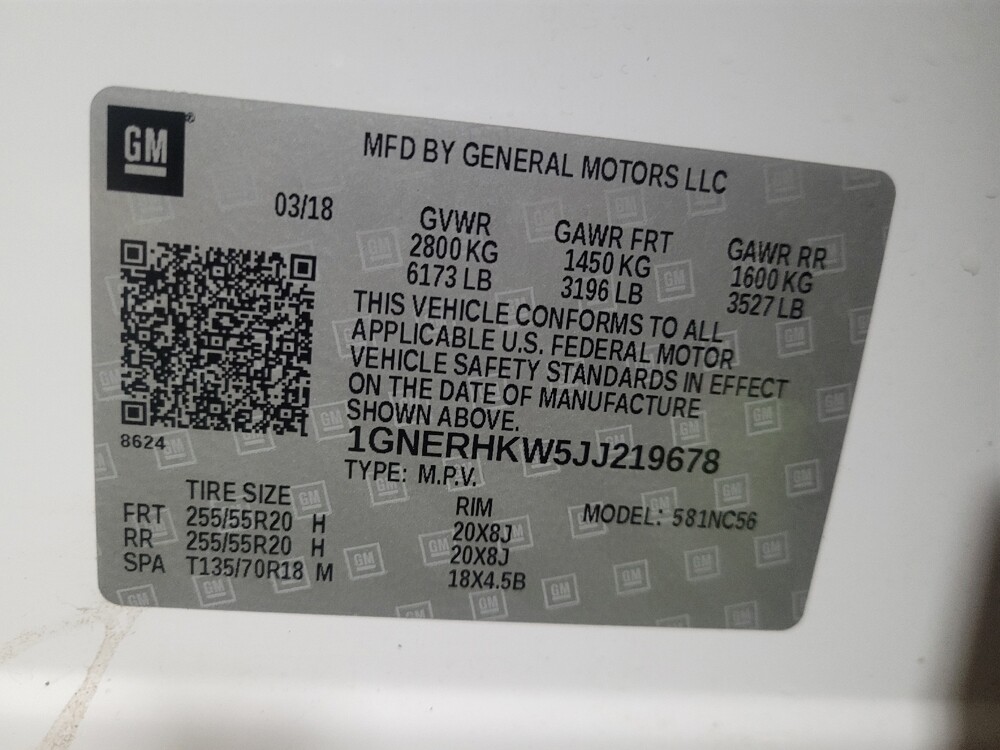 2018 Chevrolet Traverse in Pelham, AL 35124 - 18098547 33