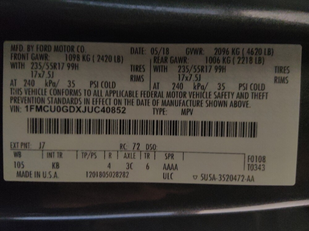 2018 Ford Escape in Live Oak, TX 78233 - 18098551 33