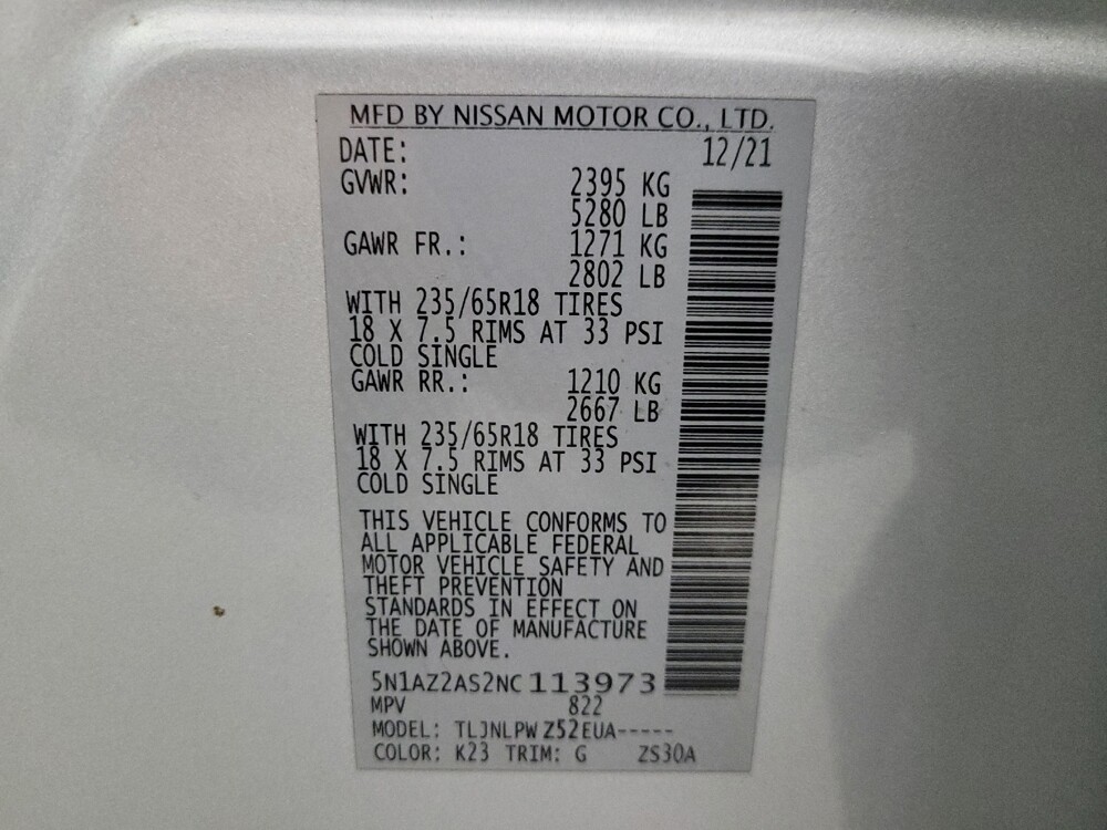 2022 Nissan Murano in Albuquerque, NM 87123 - 18098558 33