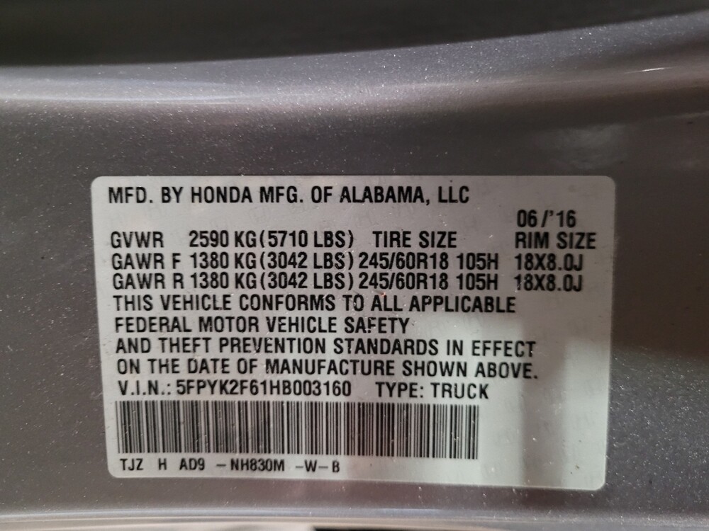 2017 Honda Ridgeline in Mobile, AL 36606 - 18098566 33