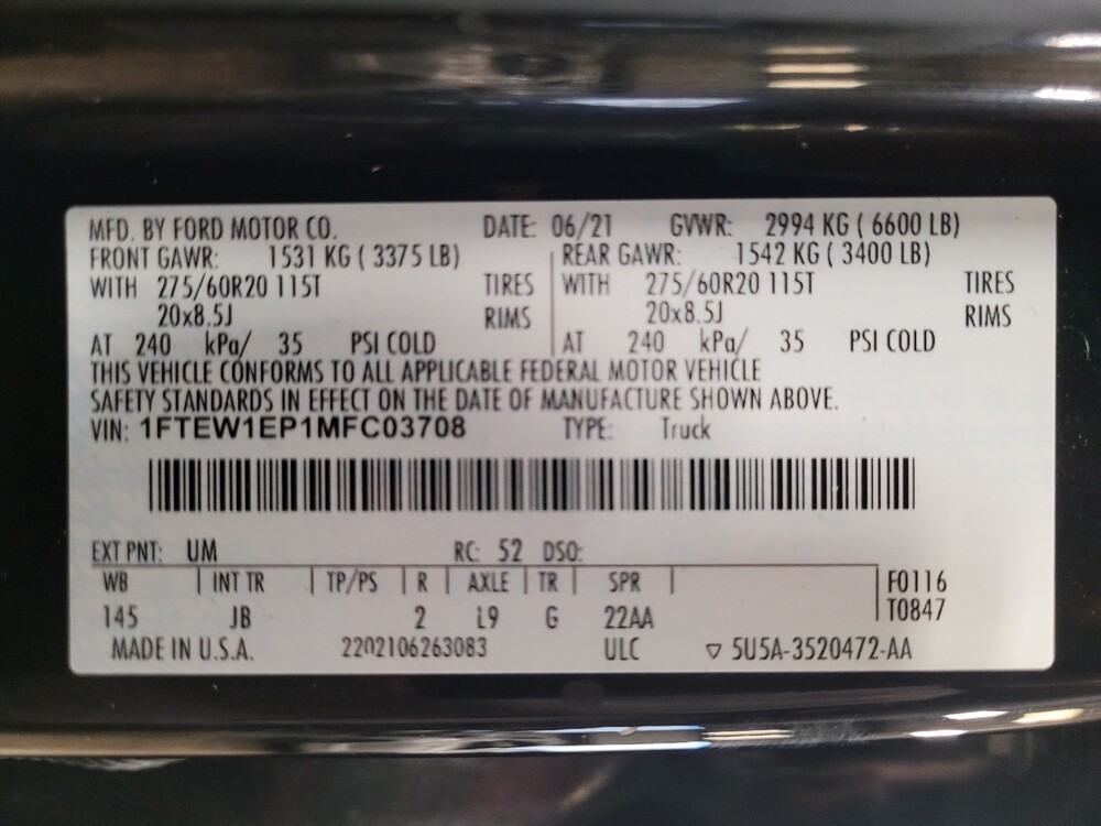 2021 Ford F150 in Mobile, AL 36606 - 18098571 33