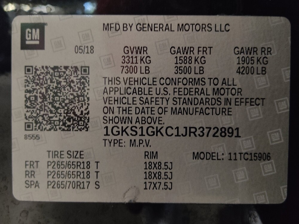 2018 GMC Yukon XL in Gainesville, FL 32609 - 18098578 33