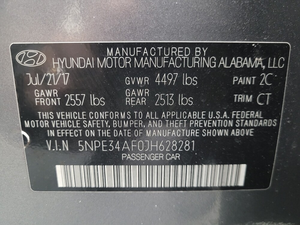 2018 Hyundai Sonata in Pensacola, FL 32505 - 18098591 33