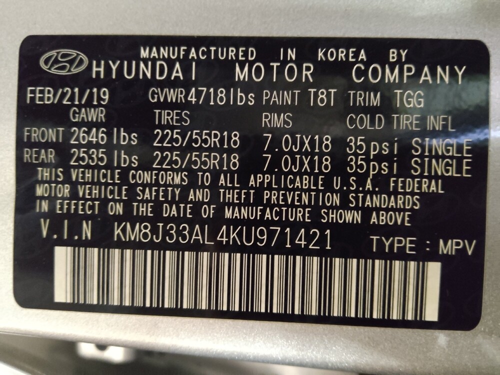 2019 Hyundai Tucson in Jacksonville, FL 32210 - 18098645 33