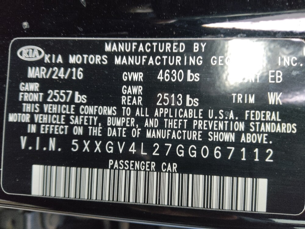 2016 Kia Optima in Marietta, GA 30062 - 18098648 33