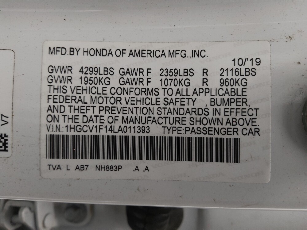 2020 Honda Accord in Lakewood, CO 80215 - 18098658 33