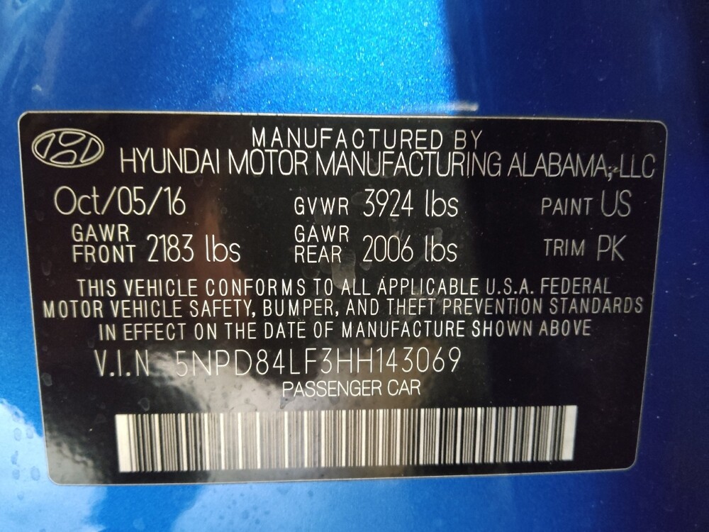 2017 Hyundai Elantra in Kissimmee, FL 34744 - 18098666 33