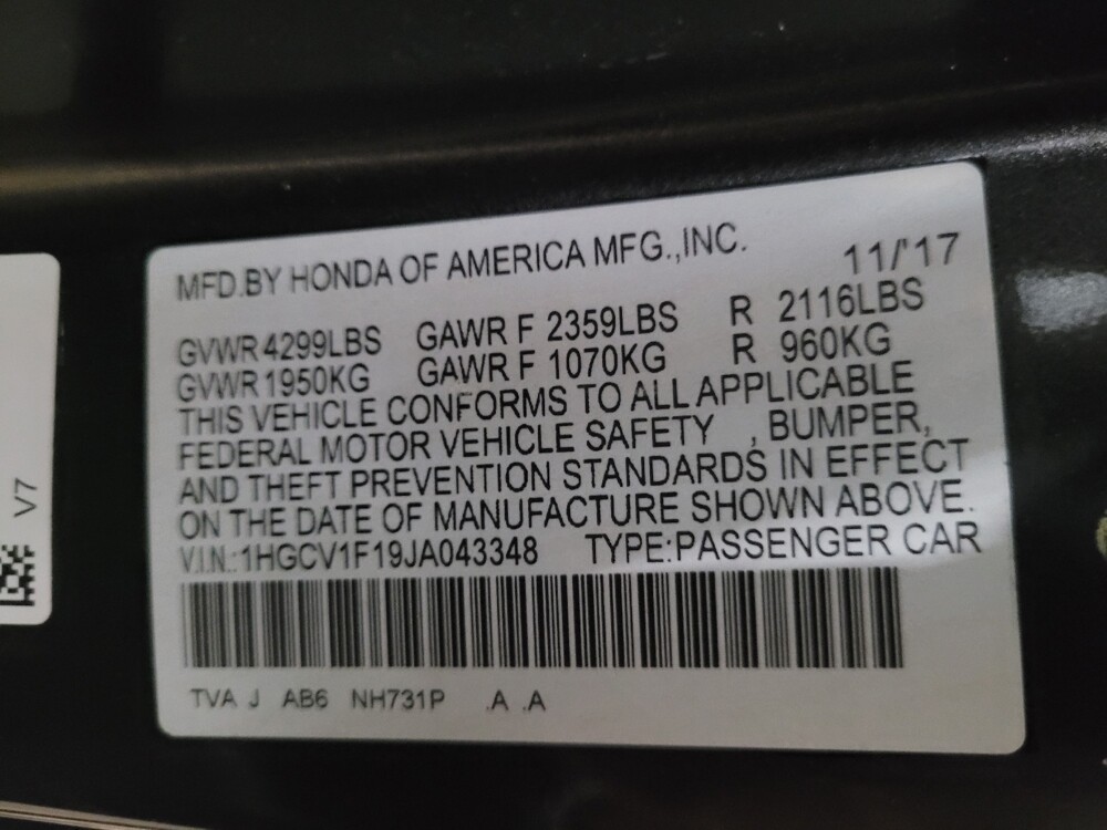 2018 Honda Accord in Laurel, MD 20724 - 18098683 33