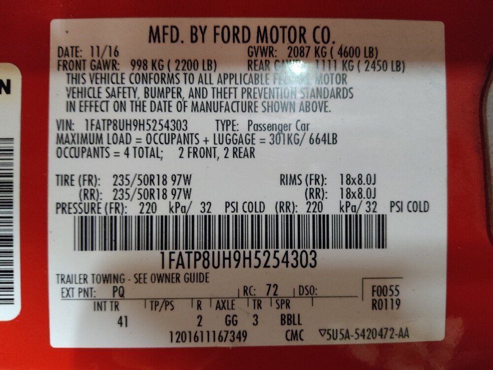 2017 Ford Mustang in Gainesville, FL 32609 - 18098695 33