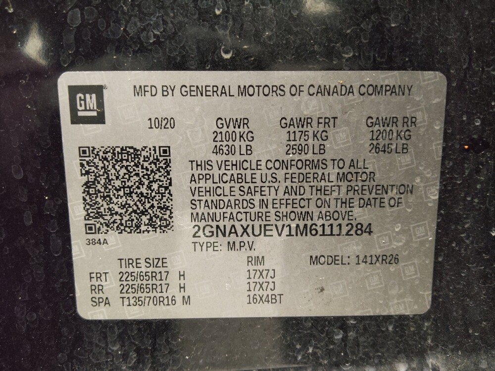 2021 Chevrolet Equinox in Lakewood, CO 80215 - 18098699 33