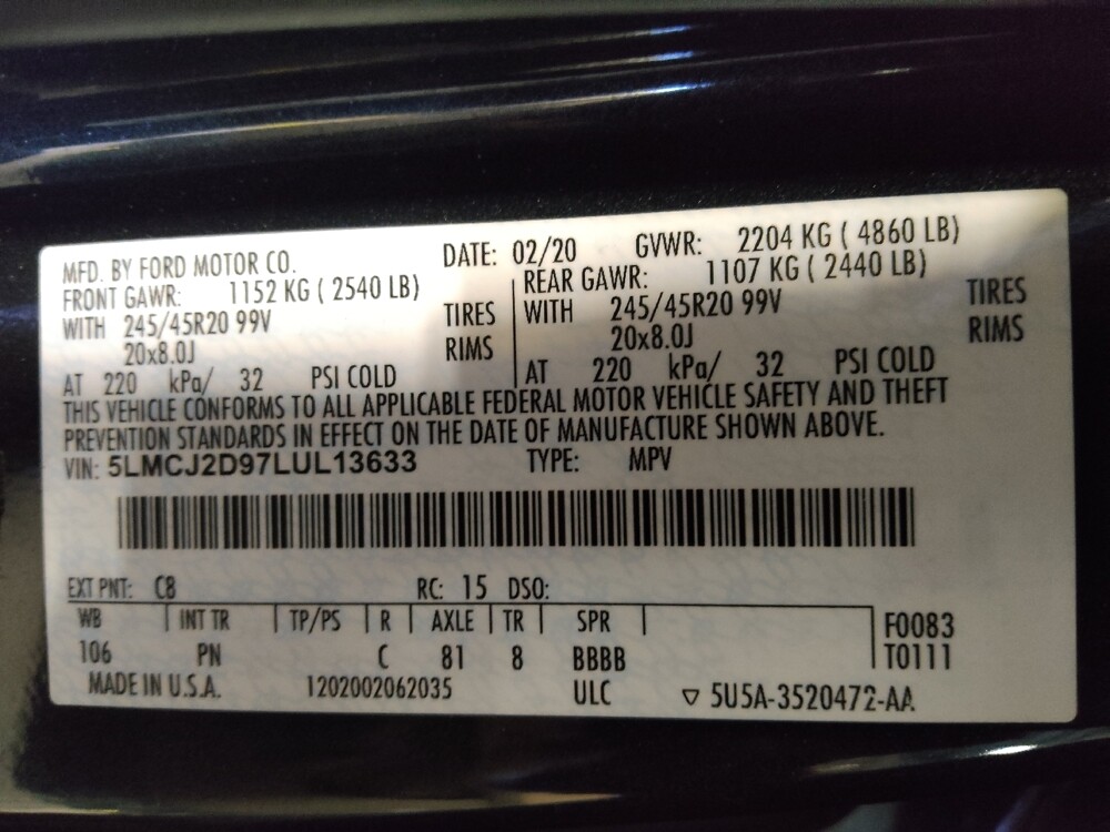 2020 Lincoln Corsair in Pensacola, FL 32505 - 18098707 33