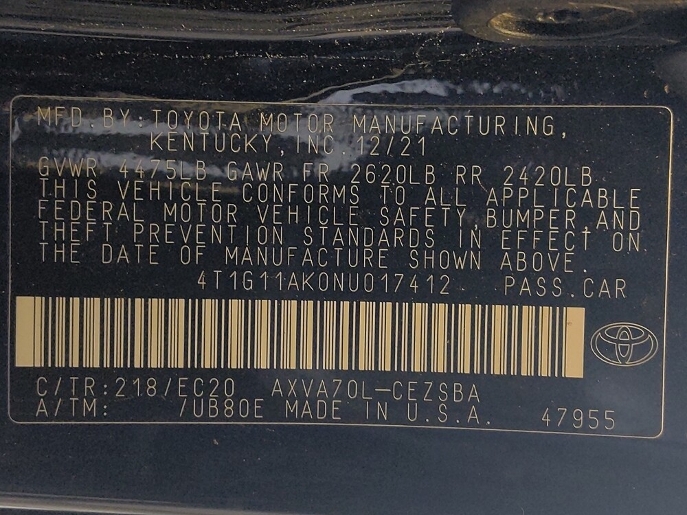 2022 Toyota Camry in Live Oak, TX 78233 - 18098708 33