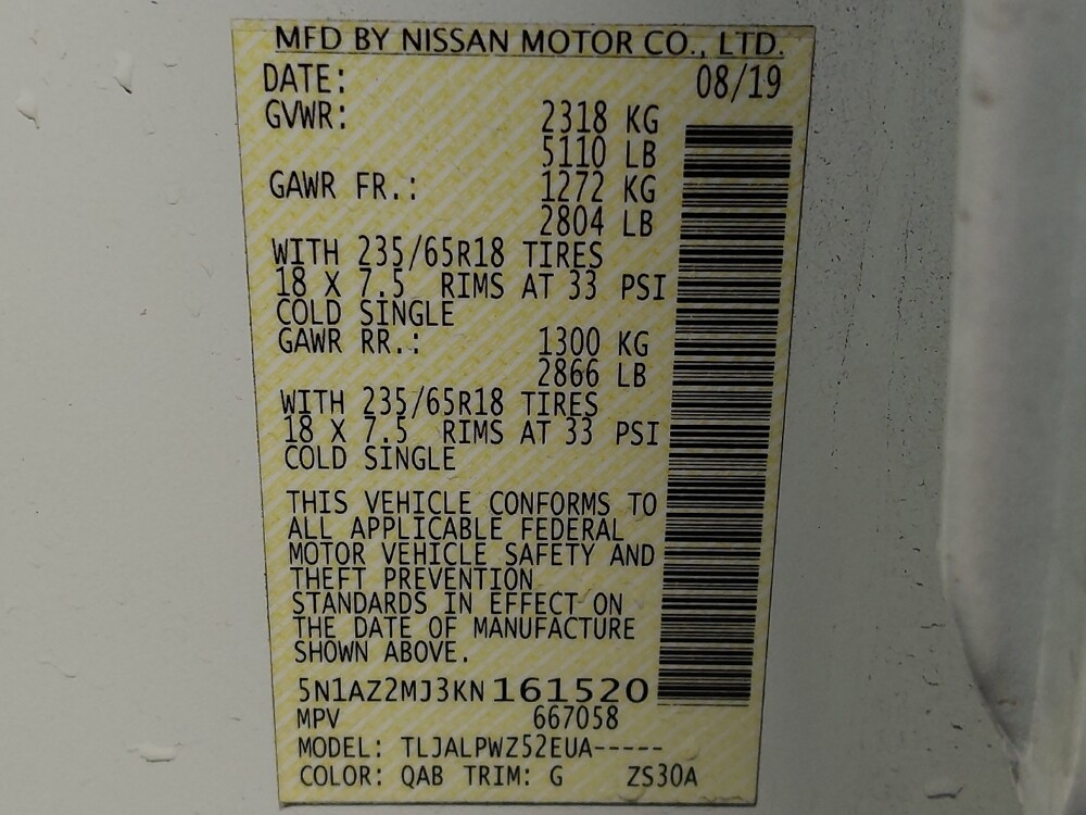 2019 Nissan Murano in Live Oak, TX 78233 - 18098712 33