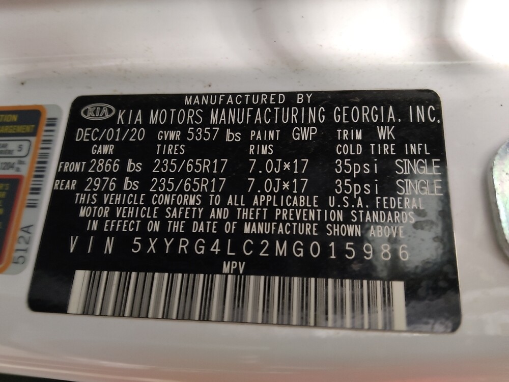 2021 Kia Sorento in Albany, GA 31705 - 18098718 33