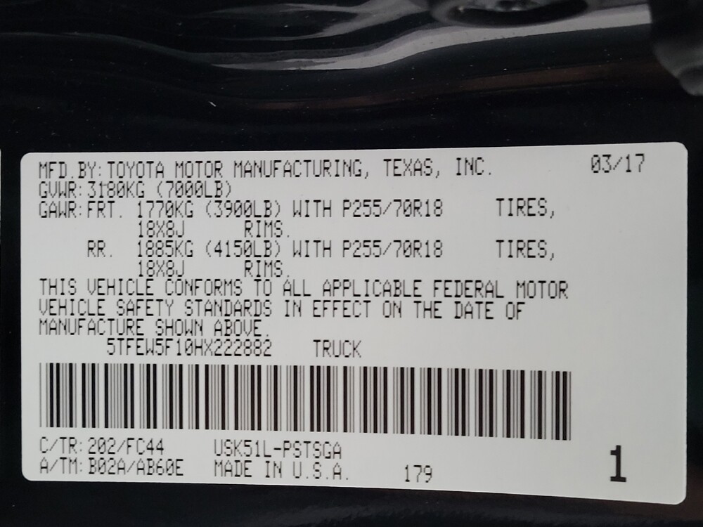 2017 Toyota Tundra in Mobile, AL 36606 - 18098719 33