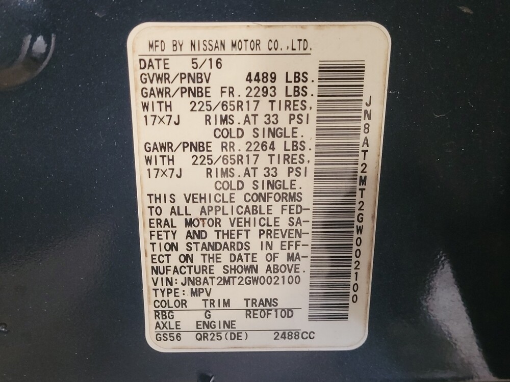 2016 Nissan Rogue in Pensacola, FL 32505 - 18098725 33