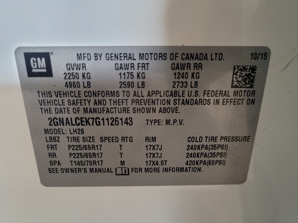 2016 Chevrolet Equinox in Jacksonville, FL 32210 - 18098728 33