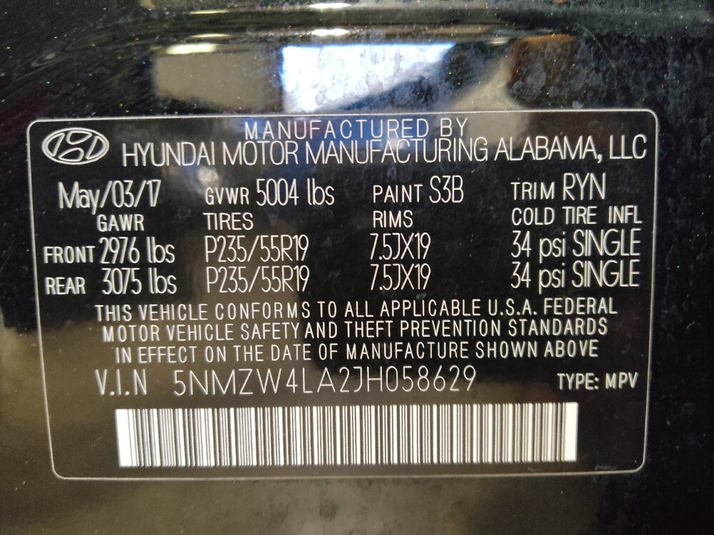 2018 Hyundai Santa Fe in Jacksonville, FL 32210 - 18098732 33