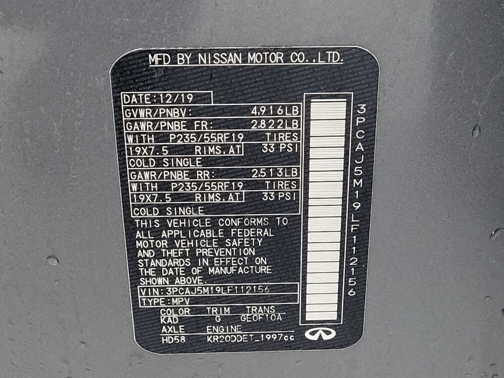 2020 INFINITI QX50 in Gainesville, FL 32609 - 18098739 33