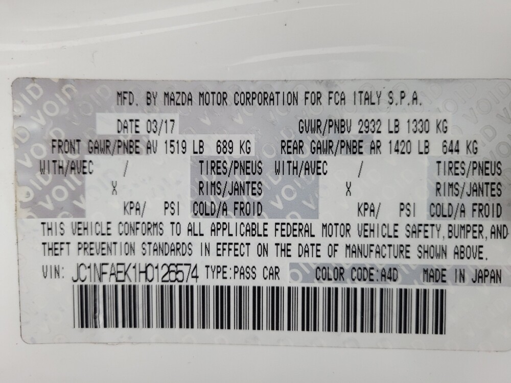 2017 FIAT 124 Spider in Memphis, TN 38128 - 18098754 33