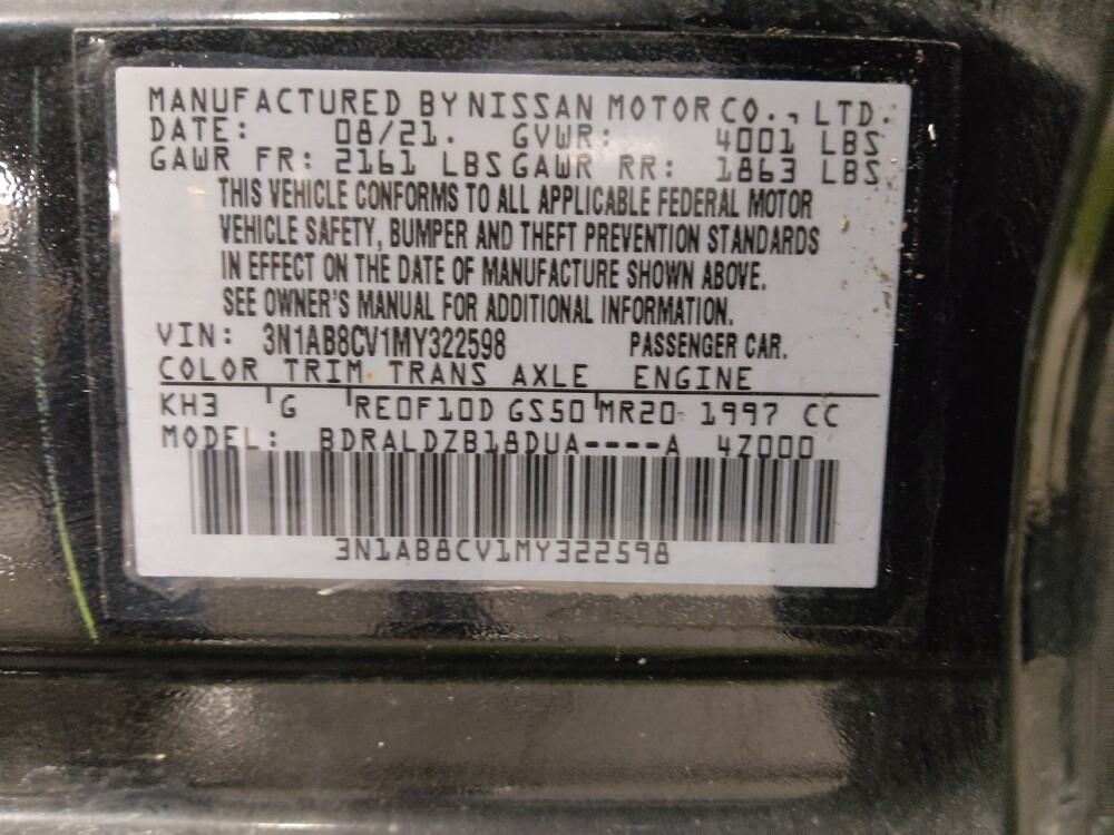 2021 Nissan Sentra in Augusta, GA 30907 - 18098821 33