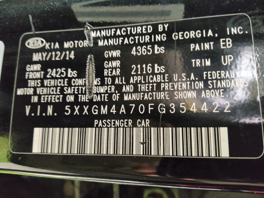 2015 Kia Optima in Knoxville, TN 37923 - 18098832 33