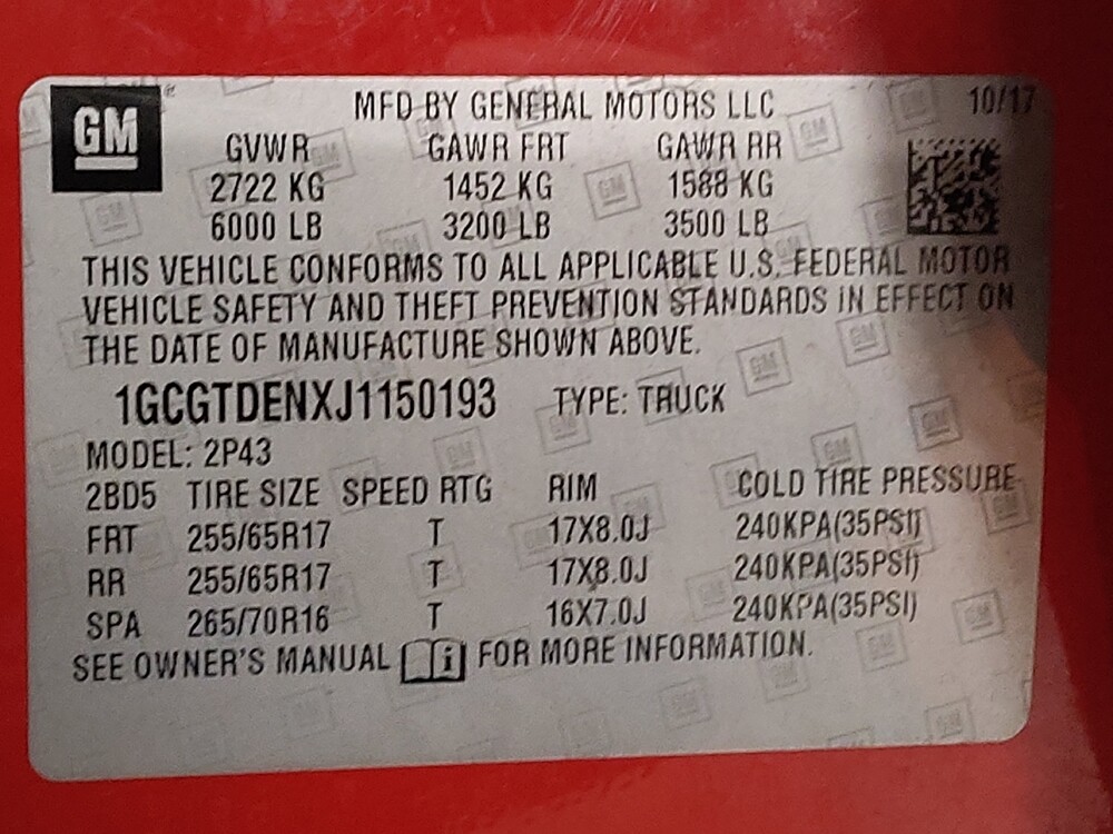 2018 Chevrolet Colorado in El Paso, TX 79907 - 18098849 33