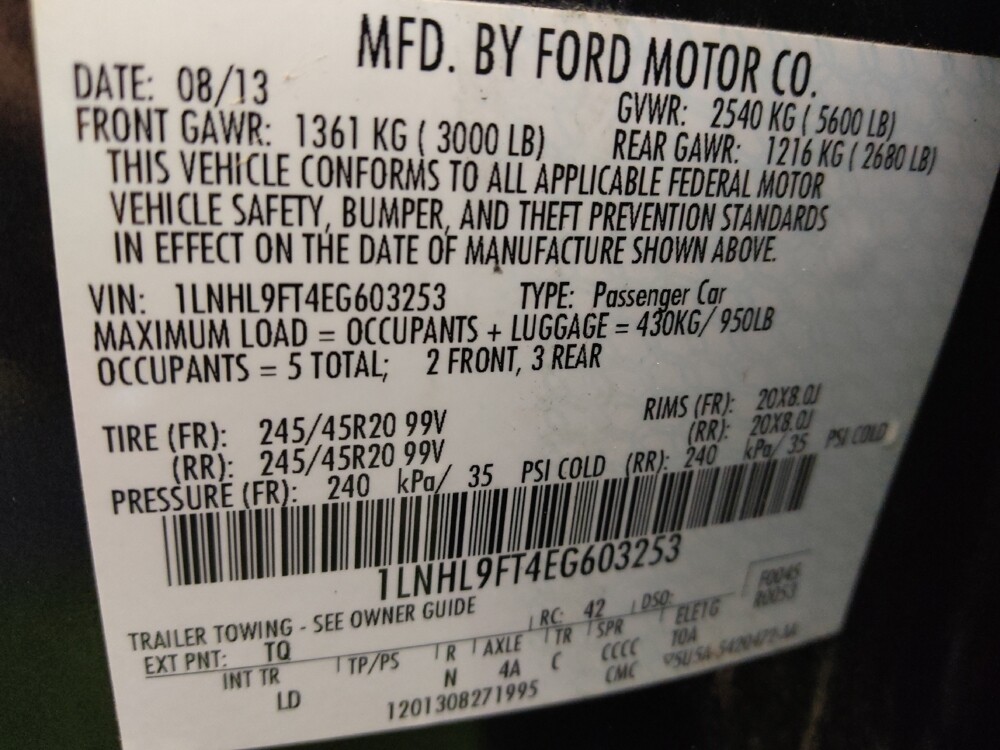 2014 Lincoln MKS in Glendale, AZ 85301 - 18098850 33