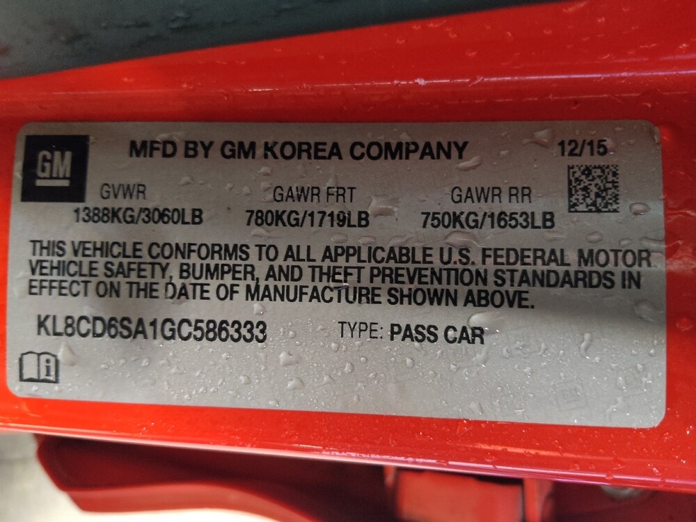 2016 Chevrolet Spark in Tallahassee, FL 32304 - 18098873 33