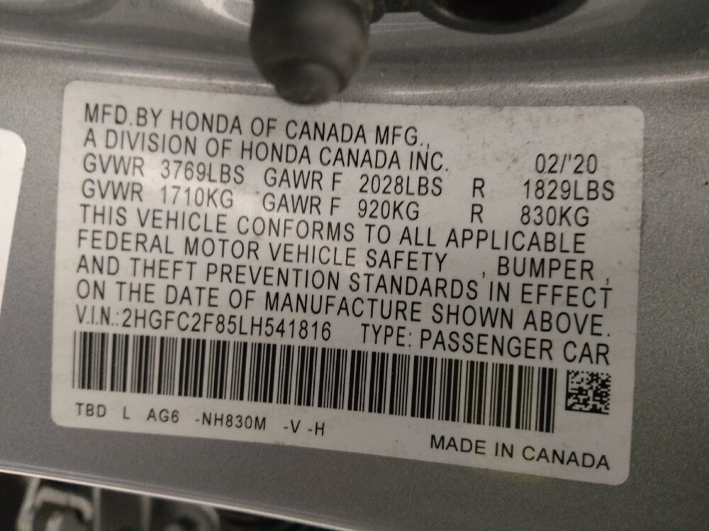 2020 Honda Civic in Fort Myers, FL 33907 - 18098876 33