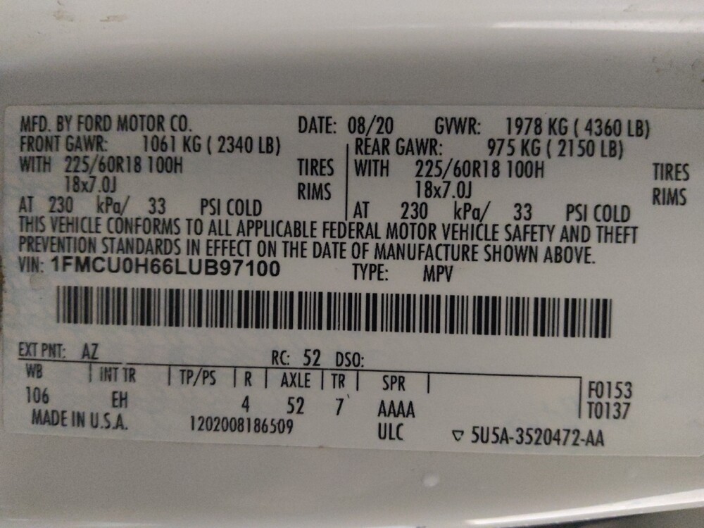 2020 Ford Escape in Houston, TX 77034 - 18098924 33