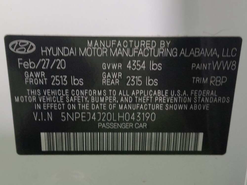 2020 Hyundai Sonata in San Antonio, TX 78238 - 18098929 33