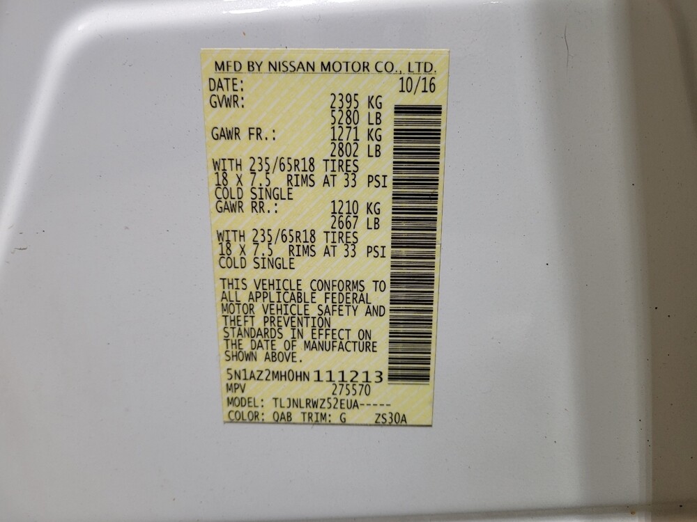2017 Nissan Murano in Louisville, KY 40258 - 18098941 33