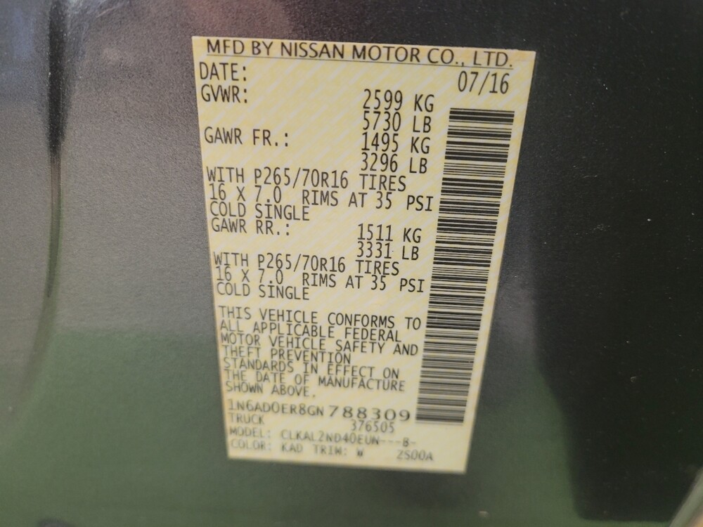 2016 Nissan Frontier in Columbus, OH 43231 - 18098950 33