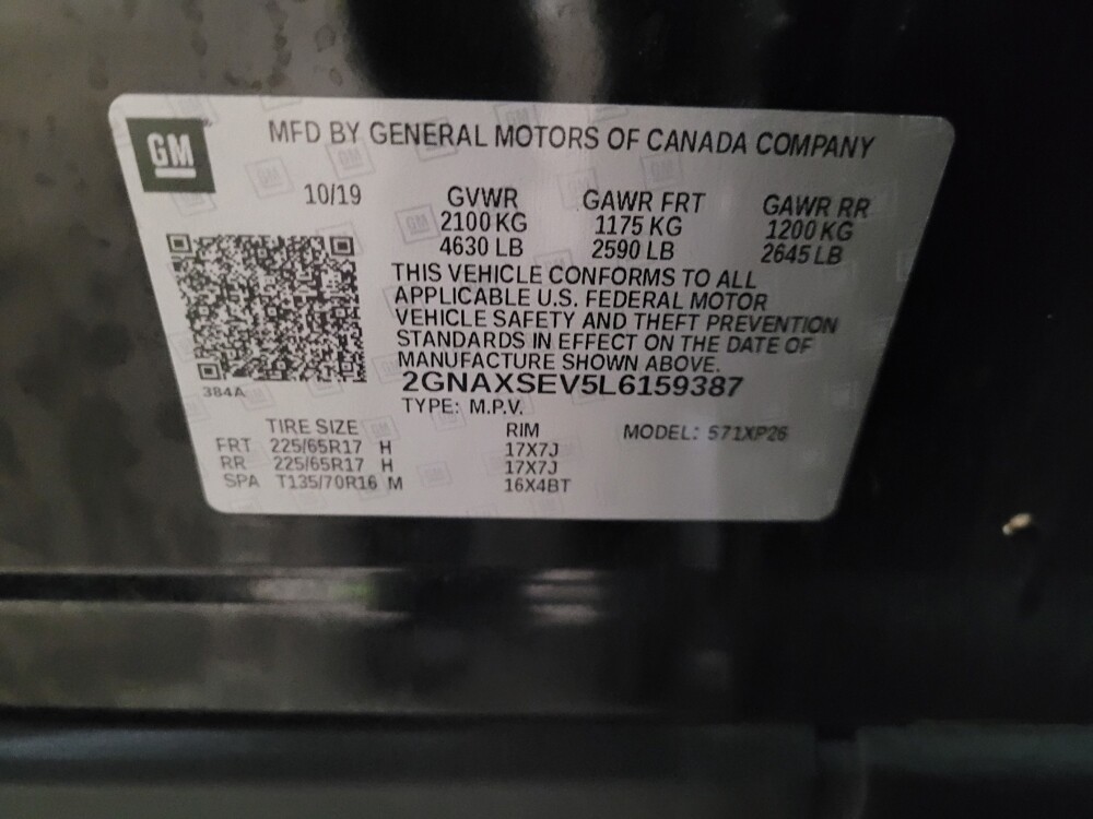 2020 Chevrolet Equinox in Woodbridge, VA 22191 - 18098954 33