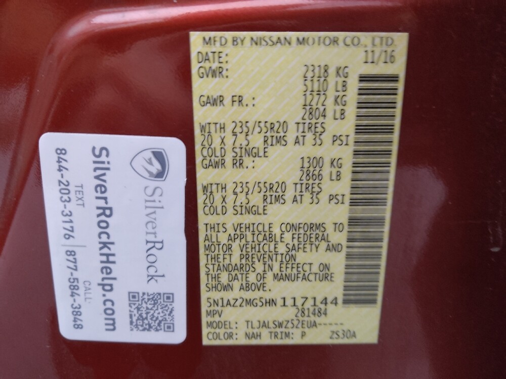 2017 Nissan Murano in Springfield, MO 65807 - 18098967 33