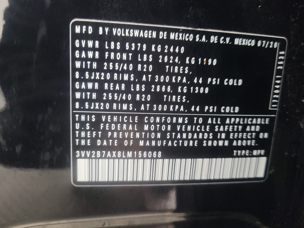 2020 Volkswagen Tiguan in Highland, IN 46322 - 18098981 33