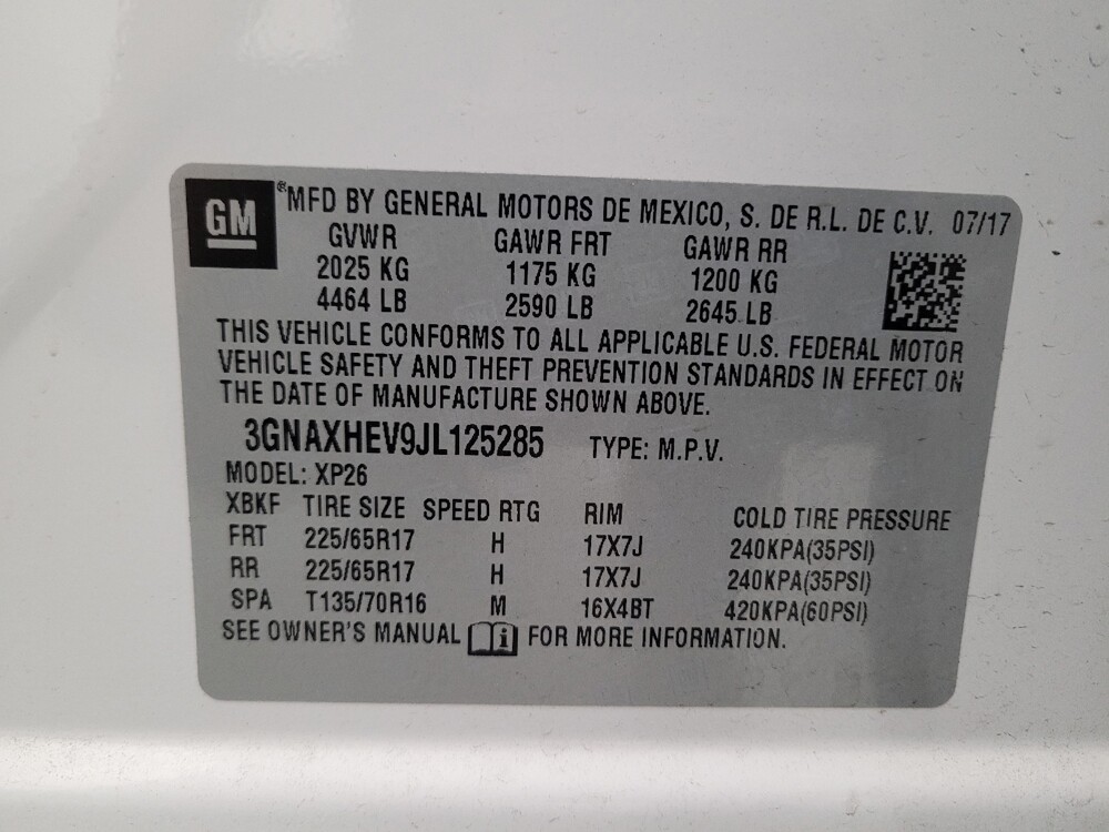 2018 Chevrolet Equinox in Riverside, CA 92504 - 18099005 33