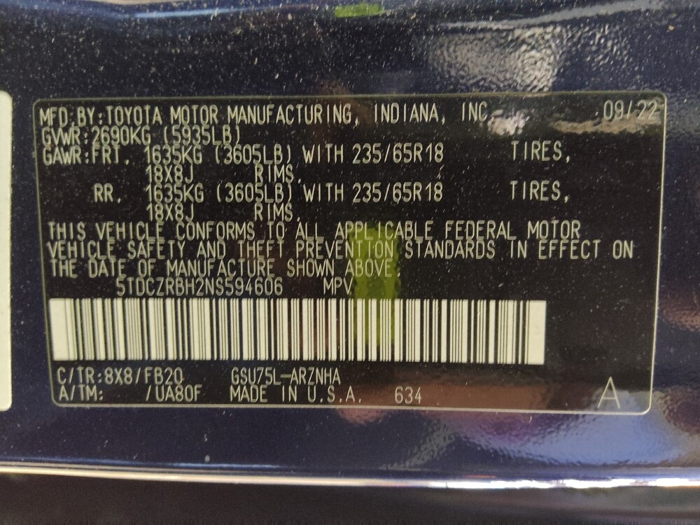 2022 Toyota Highlander in Fort Myers, FL 33907 - 18099019 33