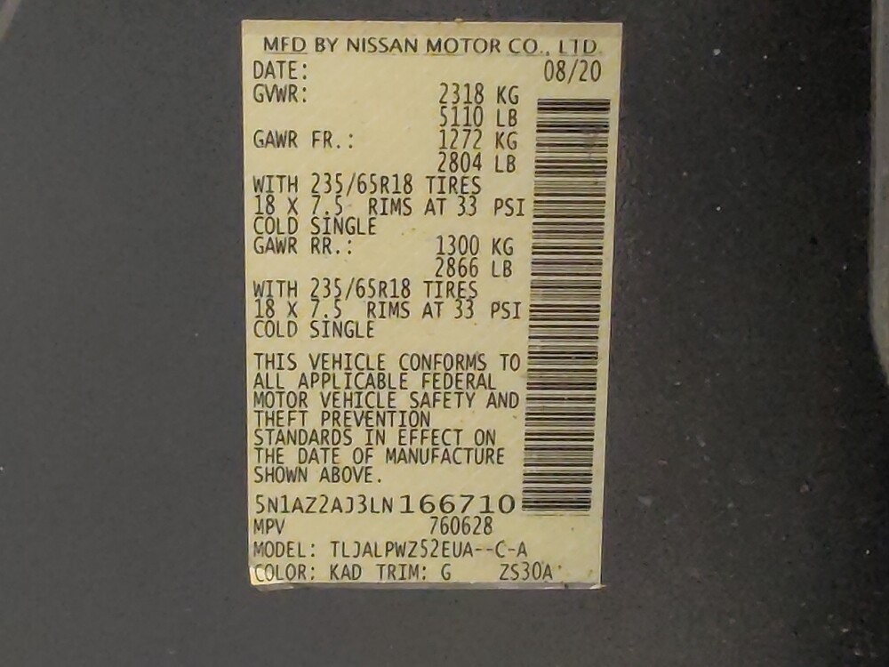 2020 Nissan Murano in Phoenix, AZ 85015 - 18099036 33