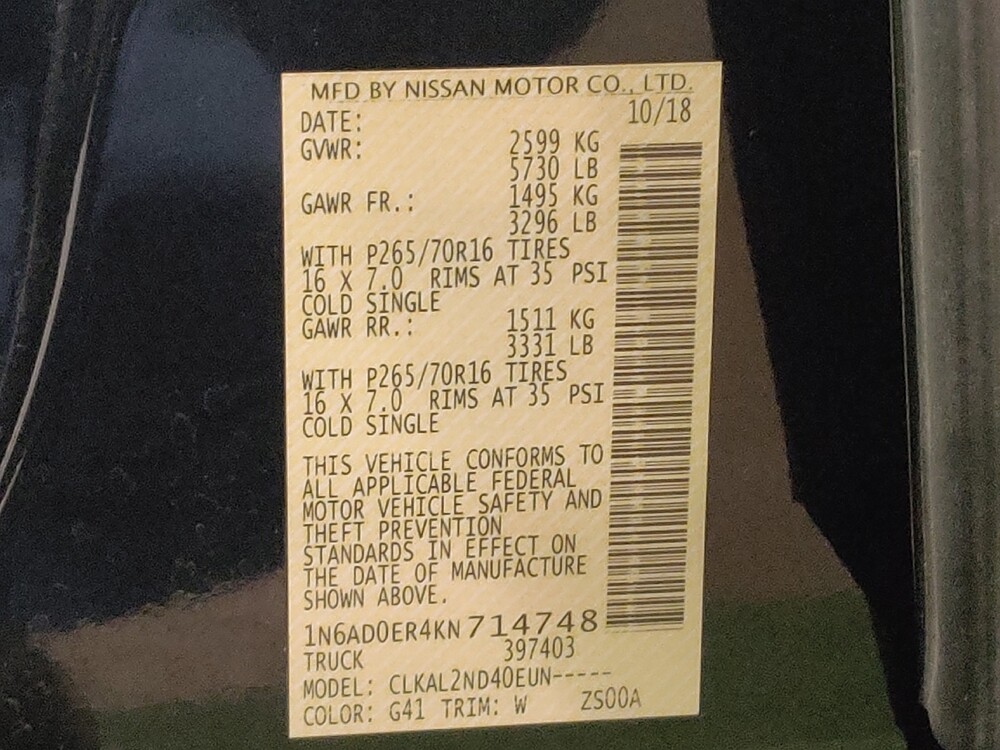 2019 Nissan Frontier in Temple, TX 76502 - 18099069 33