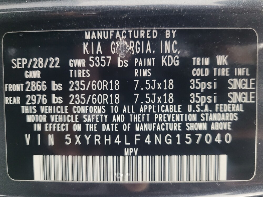 2022 Kia Sorento in Madison, TN 37115 - 18099105 33