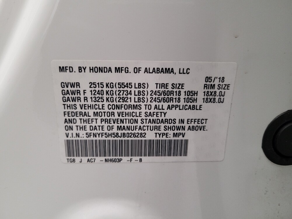 2018 Honda Pilot in Downey, CA 90241 - 18099146 33