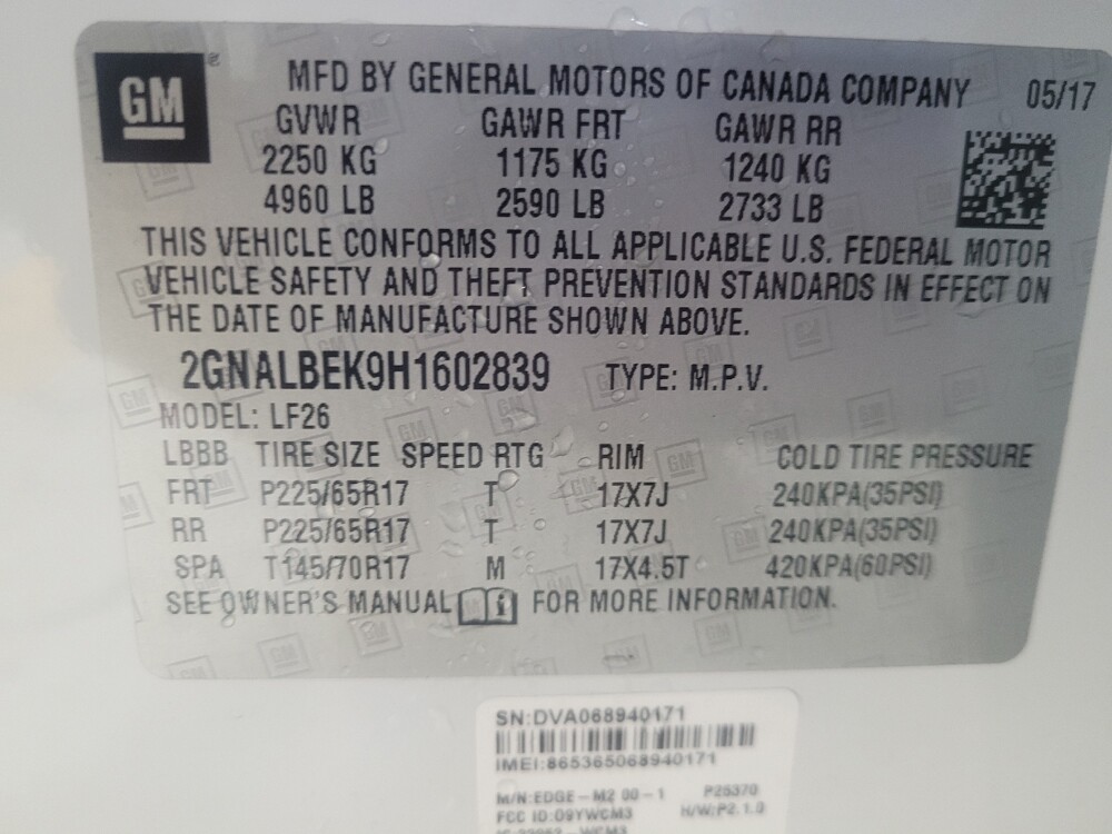 2017 Chevrolet Equinox in Knoxville, TN 37923 - 18099165 33